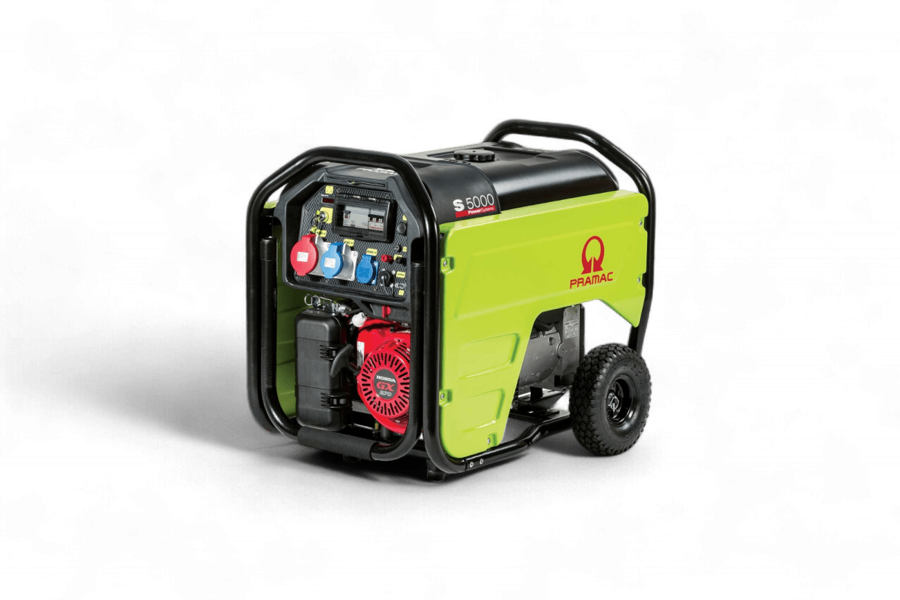 Pramac Stromerzeuger auf Rädern