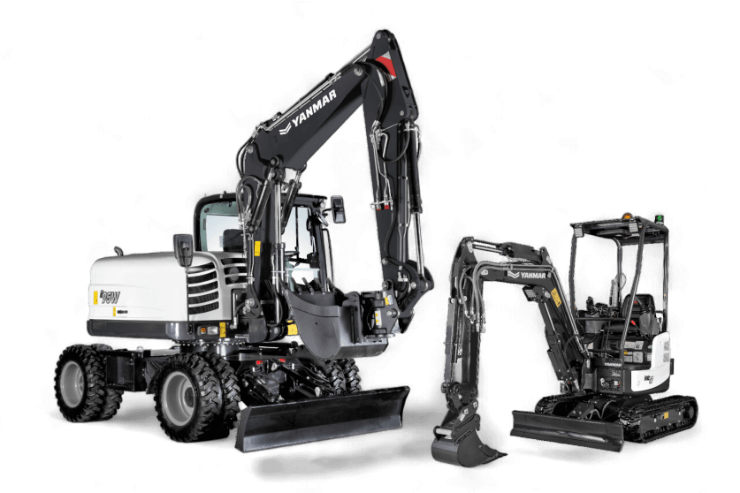 YANMAR Mobilbagger und Minibagger